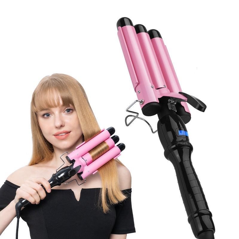 Three Barrel Mermaid Hair Styler Curling Iron